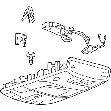 Ford FL3Z-18519A70-JAV Console Assembly - Overhead