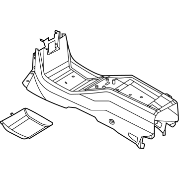 Ford LJ8Z-5804608-AA Cover - Front Console Panel