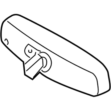 FU5Z-17700-J Ford Mirror Inside, Inner Illustration 1 of 1