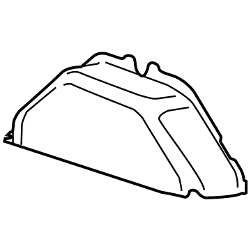 Ford BK3Z-16A550-DC Mudflap Assembly