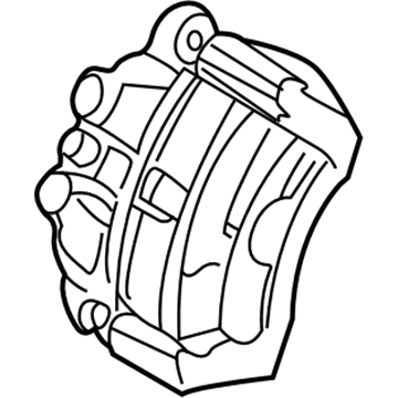Ford 6F2Z-2B120-A Caliper Assembly - Brake - Less Pad