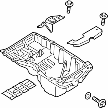 Ford FR3Z-6675-B Pan Assembly - Engine Oil
