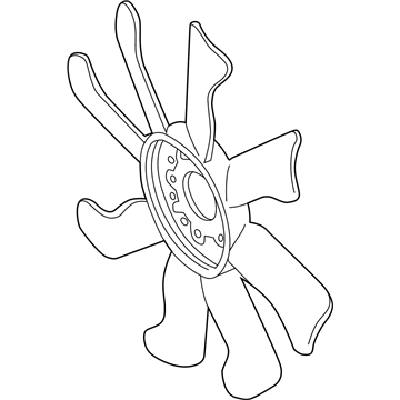 Ford FO9Z-8600-A Fan Assembly