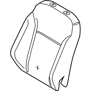 Ford CJ5Z-7864811-A Pad - Seat Back