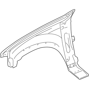Lincoln 3C5Z-16005-AA Fender Assembly - Front