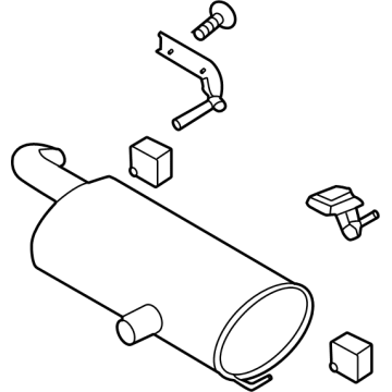 Ford MB3Z-5230-AM Muffler