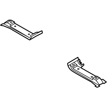 MB3Z-5810133-A Ford Floor Rail, Center Driver Side Illustration 1 of 1