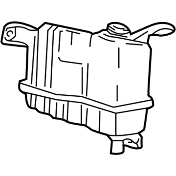 Lincoln 3L3Z-8A080-AB Tank Assembly - Radiator Overflow