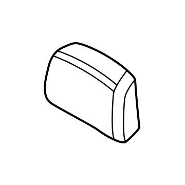 Ford NL3Z-18610A62-AA Cover - Headrest - Roll Type