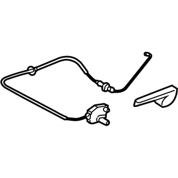 Ford CJ5Z-7862419-AA Handle - Seat Back Adjusting