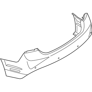 Lincoln MKZ Bumper Cover - HP5Z-17906-SBPTM