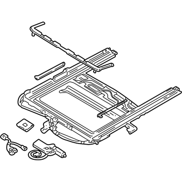 Lincoln XW4Z-5451070-AA Rail Assembly - Roof
