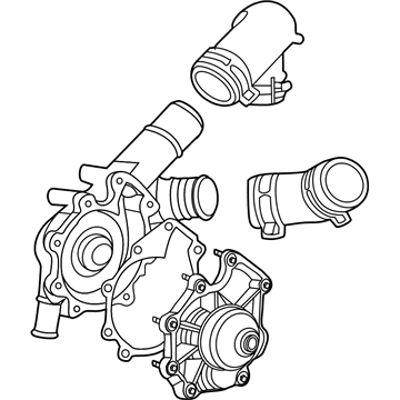 Ford EU2Z-8501-D Pump Assembly - Water
