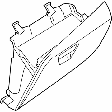 Ford LK4Z-6106024-AA Door Assembly - Glove Compartment