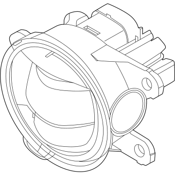 Ford JX7Z-15200-A Lamp Assembly - Fog - Front