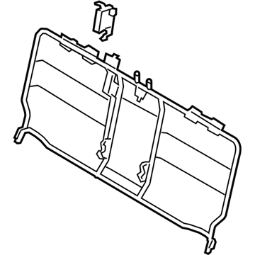 Ford KB3Z-26613A38-A Seat Back Frame, Rear KB3Z-26613A38-A Ford Seat Back Frame, Rear Illustration 1 of 1