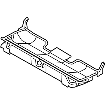 Ford KB3Z-2663160-A Seat Base, Rear KB3Z-2663160-A Ford Seat Base, Rear Illustration 1 of 1
