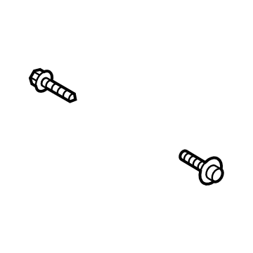 Ford -W505483-S450 Armrest Assembly Bolt, Driver Side -W505483-S450 Ford Armrest Assembly Bolt, Driver Side Illustration 1 of 1