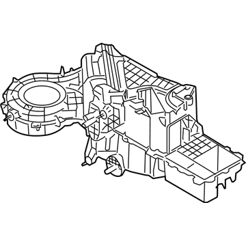 Lincoln 7L1Z-19B555-DB Evaporator And Housing Assembly