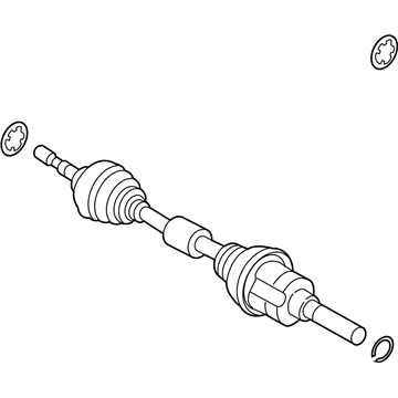 Lincoln K2GZ-3B437-P Shaft - Front Axle