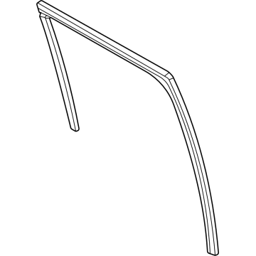 Ford NZ6Z-6025766-A Run - Door Glass