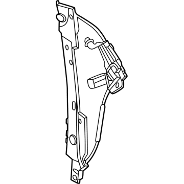 Ford NZ6Z-2627008-A Regulator - Window - Less Motor