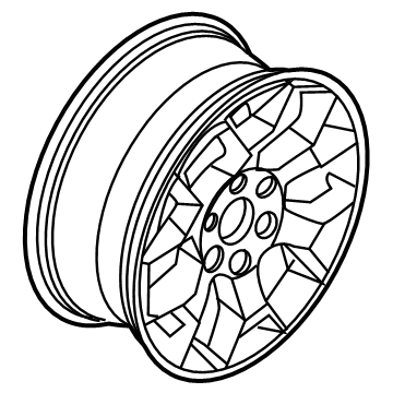 Ford ML3Z-1007-P Wheel Assembly