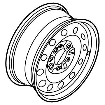 Ford JL1Z-1007-B Wheel Assembly