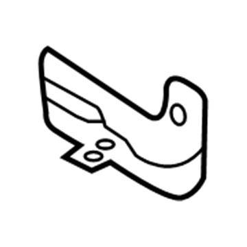 Ford CP9Z-5411398-A Deflector, Rear Passenger Side CP9Z-5411398-A Ford Deflector, Rear Passenger Side Illustration 1 of 1