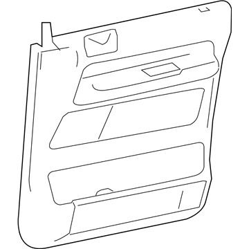 Mercury 3F2Z-1723942-DAA Panel Assembly - Door Trim