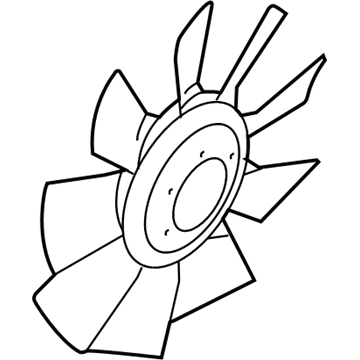 Ford 3C3Z-8600-AB Fan Assembly