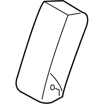Ford 4W3Z-5467244-AAA Armrest Cover, Rear 4W3Z-5467244-AAA Ford Armrest Cover, Rear Illustration 1 of 1