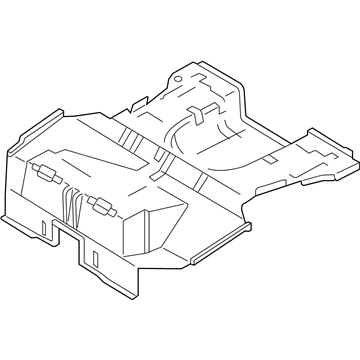 Ford 6S4Z-6311215-A Pan Assembly - Floor - Center