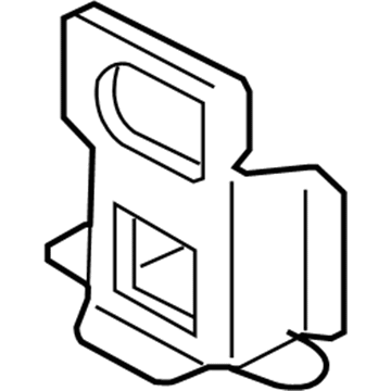 Ford YS4Z-17E800-DB Bracket - Bumper Mounting