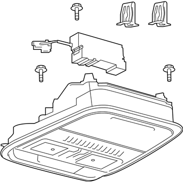 Lincoln LJ7Z-78519A70-AM Console Assembly - Overhead