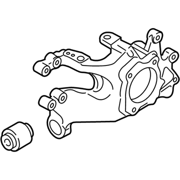 Ford BT4Z-5B759-A Knuckle And Bushing Assembly