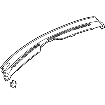 Ford DP5Z-54044E82-AA Defroster Grille DP5Z-54044E82-AA Ford Defroster Grille Illustration 1 of 1