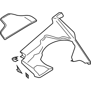 Ford DP5Z-54044D70-AA Cluster Bezel DP5Z-54044D70-AA Ford Cluster Bezel Illustration 1 of 1