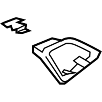 Ford DP5Z-54044A91-AA Trim Molding, Driver Side DP5Z-54044A91-AA Ford Trim Molding, Driver Side Illustration 1 of 1