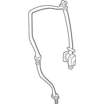 Mercury 6L2Z-78611B69-BB Seat Belt Assembly