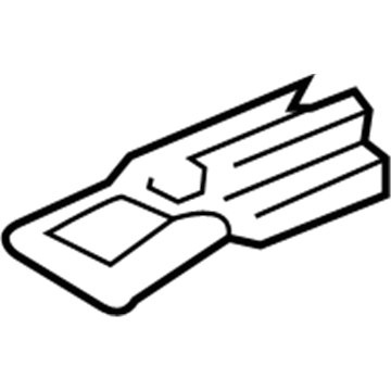 GD9Z-5461749-AAB Ford Track Cover, Front Driver Side Illustration 1 of 1