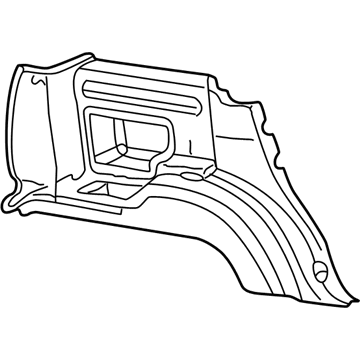 Ford 3L2Z-7831012-BAC Trim Assembly - Quarter