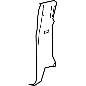 Ford 4L3Z-16278D12-AAC Rear Pillar Trim, Passenger Side 4L3Z-16278D12-AAC Ford Rear Pillar Trim, Passenger Side Illustration 1 of 1