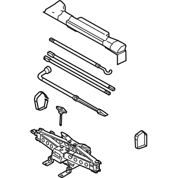 Ford 7L3Z-17080-B Jack Assembly 7L3Z-17080-B Ford Jack Assembly Illustration 1 of 1