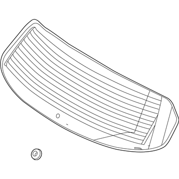Lincoln EJ7Z-7842006-E Glass - Back Window