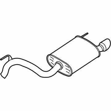 Ford PR3Z-5230-AK Muffler Assembly