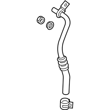 Ford JX6Z-7C410-D Tube - Oil Cooler