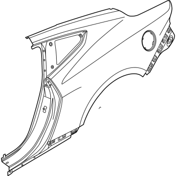 Ford PR3Z-6327840-A Panel - Body Side - Rear