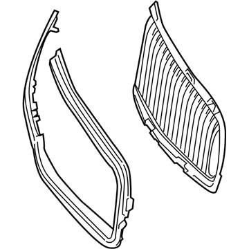 Lincoln MKS Grille - DA5Z-8200-AF
