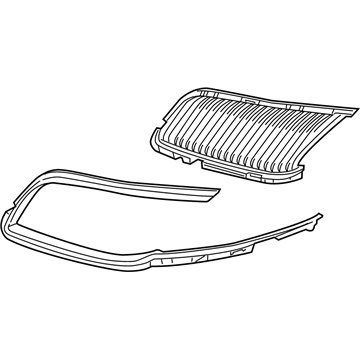 Lincoln MKS Grille - DA5Z-8200-AG